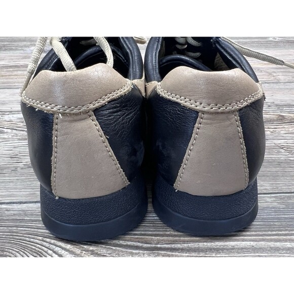 Born Hand Crafted Women's 10 Black Brown Leather Oxford Bicycle Toe Casual Shoes - Picture 6 of 12